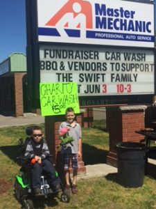 Shadamehr Swift Fundraiser at Master Mechanic Grimsby